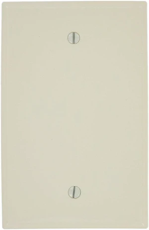 Leviton PJ13-A 1-Gang Blank Wall Plate, Unbreakable Thermoplastic, Midway Size Cover, Almond Leviton PJ13-A 1-Gang Blank Wall Plate, Unbreakable Thermoplastic, Midway Size Cover, Almond