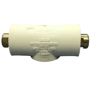 Leviton 18A25-W White 18 Series Ball Nose Double Male Multi-Way Cam Type Connector Leviton 18A25-W White 18 Series Ball Nose Double Male Multi-Way Cam Type Connector