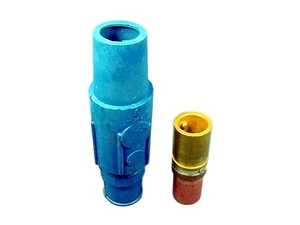 Leviton 17V25-B Blue 17 Series Vulcanized Female Crimped Detachable Cam-Type Plug Leviton 17V25-B Blue 17 Series Vulcanized Female Crimped Detachable Cam-Type Plug