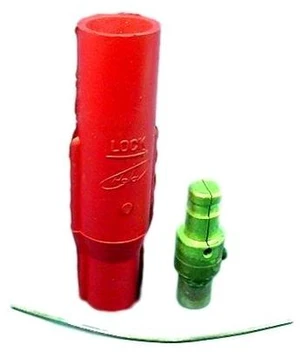 Leviton 16V24-R Red 16 Series Male Vulcanized Crimped Cam-Type Plug Leviton 16V24-R Red 16 Series Male Vulcanized Crimped Cam-Type Plug