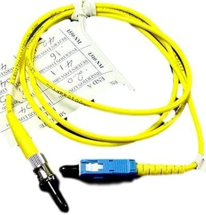1M Leviton Fiber Optic Singlemode Simplex Patch Cable Cord SC ST SPC SPSCT-S01 1M Leviton Fiber Optic Singlemode Simplex Patch Cable Cord SC ST SPC SPSCT-S01