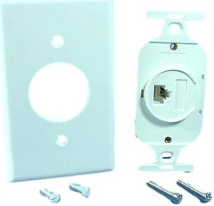 Leviton White 110-Type Telephone Insert T568B Cat 3 WECO 41058-WDA Leviton White 110-Type Telephone Insert T568B Cat 3 WECO 41058-WDA