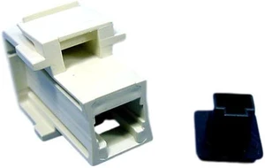 Leviton 49889-QFI Quickport Frame-Station Fiber Optic Adapter MTRJ Multimode, Ivory Leviton 49889-QFI Quickport Frame-Station Fiber Optic Adapter MTRJ Multimode, Ivory