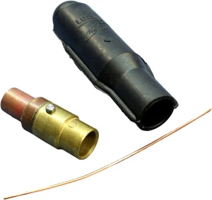 Leviton 18V28-E Black 18 Series Ball Nose Vulcanized Female Cam-Type Plug Leviton 18V28-E Black 18 Series Ball Nose Vulcanized Female Cam-Type Plug