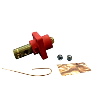 Leviton 18R23-R Red 18 Series Ball Nose Male Double Set Screw Cam-Type Panel Receptacle Leviton 18R23-R Red 18 Series Ball Nose Male Double Set Screw Cam-Type Panel Receptacle