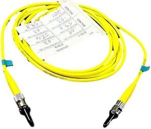 2M Leviton Fiber Optic Single-Mode Simplex Patch Cable Cord SM ST UPC UPSST-S02 2M Leviton Fiber Optic Single-Mode Simplex Patch Cable Cord SM ST UPC UPSST-S02