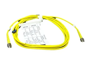 2M Leviton Fiber Optic Singlemode Simplex Patch Cable Cord FD FC SPC SPSFC-S02 2M Leviton Fiber Optic Singlemode Simplex Patch Cable Cord FD FC SPC SPSFC-S02