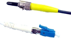 2M Leviton Fiber Optic Singlemode Simplex Patch Cable Cord ST LC SPC SPSTL-S02 2M Leviton Fiber Optic Singlemode Simplex Patch Cable Cord ST LC SPC SPSTL-S02