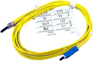 2M Leviton Fiber Optic Singlemode Simplex Patch Cable Cord ST SC SPC SPSCT-S02 2M Leviton Fiber Optic Singlemode Simplex Patch Cable Cord ST SC SPC SPSCT-S02