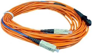 10M Leviton Fiber Optic Multi-Mode Duplex Patch Cable Cord MT-RJ DX-SC 498MC-M10 10M Leviton Fiber Optic Multi-Mode Duplex Patch Cable Cord MT-RJ DX-SC 498MC-M10