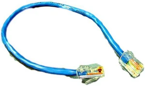 Leviton Blue Cat 5 1ft Ethernet LAN Patch Cord Network Cable Cat5 8P8C 52455-1BL Leviton Blue Cat 5 1ft Ethernet LAN Patch Cord Network Cable Cat5 8P8C 52455-1BL