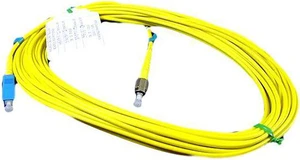 10M Leviton Fiber Optic Single-Mode Simplex Patch Cable Cord SC FC UPC UPSCF-S10 10M Leviton Fiber Optic Single-Mode Simplex Patch Cable Cord SC FC UPC UPSCF-S10