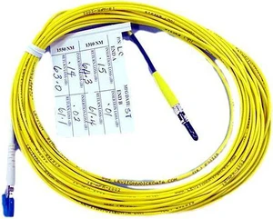 10M Leviton Fiber Optic Single-Mode Simplex Patch Cable Cord ST LC UPC UPSTL-S10 10M Leviton Fiber Optic Single-Mode Simplex Patch Cable Cord ST LC UPC UPSTL-S10