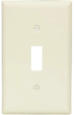 Cooper Almond Standard 1-Gang Thermoset Switch Plate Wallplate Cover 2134A Cooper Almond Standard 1-Gang Thermoset Switch Plate Wallplate Cover 2134A