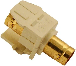 Leviton Ivory BNC Quickport Jack 40832-BI Leviton Ivory BNC Quickport Jack 40832-BI