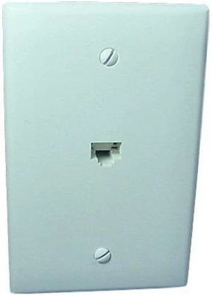 Leviton Midway White Cat 5e Jack Nylon Wallplate 5EA10-M1W Leviton Midway White Cat 5e Jack Nylon Wallplate 5EA10-M1W