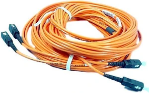 Leviton 10M Fiber Optic Multi-Mode Duplex Patch Cord Cable MM SC-SC 50 5C200-M10 Leviton 10M Fiber Optic Multi-Mode Duplex Patch Cord Cable MM SC-SC 50 5C200-M10