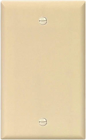 Cooper Wiring Devices 2129V 1-Gang Blank Wall Plate, Box Mount Cover, Standard Size, Thermoset Plastic, Ivory Cooper Wiring Devices 2129V 1-Gang Blank Wall Plate, Box Mount Cover, Standard Size, Thermoset Plastic, Ivory