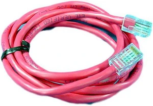Leviton Red Cat 5 5ft Ethernet LAN Patch Cord Network Cable Cat5 8P8C 52455-5R Leviton Red Cat 5 5ft Ethernet LAN Patch Cord Network Cable Cat5 8P8C 52455-5R