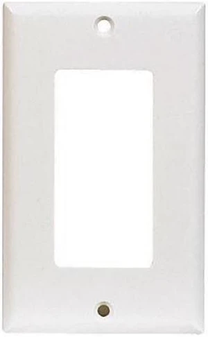 Cooper Wiring Devices 2151W 1-Gang Decora-Style Thermoset Wallplate - White Cooper Wiring Devices 2151W 1-Gang Decora-Style Thermoset Wallplate - White
