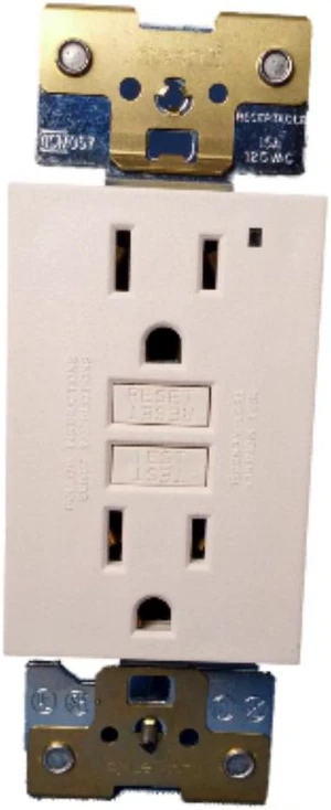 Leviton ACGF1-S Acent Duplex GFCI Receptacle, 15A 125V, Sand Leviton ACGF1-S Acent Duplex GFCI Receptacle, 15A 125V, Sand