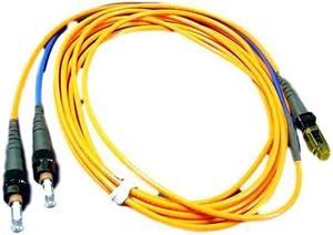 3M Leviton Fiber Optic Multi-Mode Duplex Patch Cable Cord MT-RJ ST 50 50DTM-M03 3M Leviton Fiber Optic Multi-Mode Duplex Patch Cable Cord MT-RJ ST 50 50DTM-M03