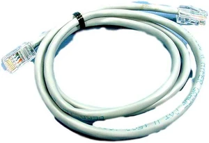 Leviton Gray Cat 5 3ft Ethernet LAN Patch Cord Network Cable Cat5 8P8C 52455-3S Leviton Gray Cat 5 3ft Ethernet LAN Patch Cord Network Cable Cat5 8P8C 52455-3S