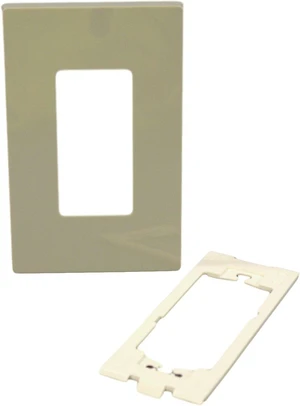Leviton SJ26-SGY Gray Screwless Snap-On Polycarbonate Single Gang Decora Wall Plate Leviton SJ26-SGY Gray Screwless Snap-On Polycarbonate Single Gang Decora Wall Plate