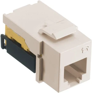 Hubbell Wiring Systems NSJULA Net Select, Jack, USOC, 6-Position, Light Almond Hubbell Wiring Systems NSJULA Net Select, Jack, USOC, 6-Position, Light Almond