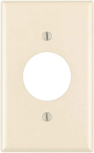 Leviton 82004 Almond Single Gang 1.406" Single Receptacle Wall Plate Leviton 82004 Almond Single Gang 1.406" Single Receptacle Wall Plate
