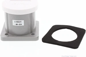 Leviton 16S31-W NEMA Type 3R Enclosure with Automatic Closing Lid for Single Pole Cam-Type Panel Receptacle, Thermoplastic Housing and Cover, Stainless Steel Torsion Spring, White Leviton 16S31-W NEMA Type 3R Enclosure with Automatic Closing Lid for Single Pole Cam-Type Panel Receptacle, Thermoplastic Housing and Cover, Stainless Steel Torsion Spring, White