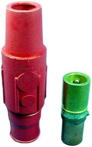 Leviton 17V25-R Red 17 Series Vulcanized Female Crimped Detachable Cam-Type Plug Leviton 17V25-R Red 17 Series Vulcanized Female Crimped Detachable Cam-Type Plug