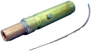 Leviton 15D24-C 15 Series Taper Nose Female Crimped Detachable Cam-Type Brass Contact Leviton 15D24-C 15 Series Taper Nose Female Crimped Detachable Cam-Type Brass Contact