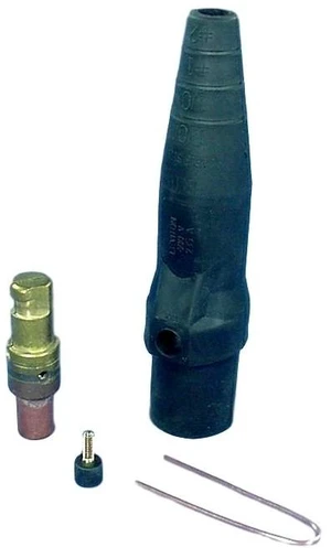 Leviton 16D26-E Black 16 Series Taper Nose Male Crimped Detachable Cam-Type Plug Leviton 16D26-E Black 16 Series Taper Nose Male Crimped Detachable Cam-Type Plug