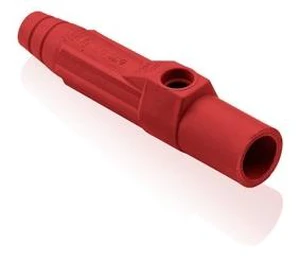 Leviton 15 Series Male Cam-Type Plug Insulator Sleeve, 15SDF-48R, Red Leviton 15 Series Male Cam-Type Plug Insulator Sleeve, 15SDF-48R, Red