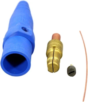 Leviton 16D25-B Blue 16 Series Taper Nose Male Crimped Detachable Cam-Type Plug Leviton 16D25-B Blue 16 Series Taper Nose Male Crimped Detachable Cam-Type Plug