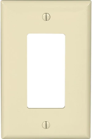 Cooper PJ26A Almond Unbreakable Mid-Size Single Gang Decorator Wall Plate Cooper PJ26A Almond Unbreakable Mid-Size Single Gang Decorator Wall Plate