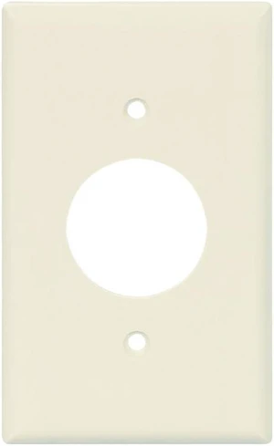 Cooper PJ7LA Light Almond Mid-Size Unbreakable Single Gang Single 1.40" Receptacle Wall Plate Cooper PJ7LA Light Almond Mid-Size Unbreakable Single Gang Single 1.40" Receptacle Wall Plate