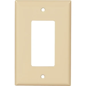 Cooper PJ26V Ivory Unbreakable Mid-Size Single Gang Decorator Wall Plate Cooper PJ26V Ivory Unbreakable Mid-Size Single Gang Decorator Wall Plate