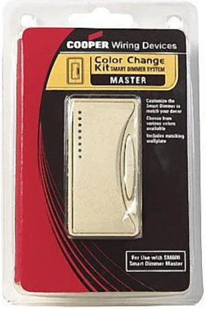 Cooper Wiring Devices Smart Dimmer Master Color Change Kit Ivory SMMKITV-K Cooper Wiring Devices Smart Dimmer Master Color Change Kit Ivory SMMKITV-K