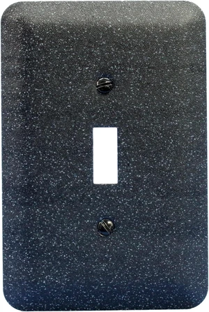 Leviton 89301-GBL Jumbo Toggle Switch Wallplate Metal Switchplate, Black Granite Finish Leviton 89301-GBL Jumbo Toggle Switch Wallplate Metal Switchplate, Black Granite Finish