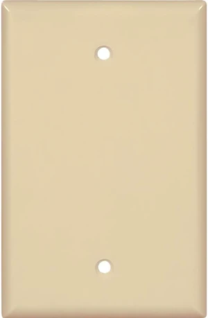 Cooper PJ13V Ivory Mid-Size Unbreakable Single Gang Blank Box Mount Wall Plate Cooper PJ13V Ivory Mid-Size Unbreakable Single Gang Blank Box Mount Wall Plate