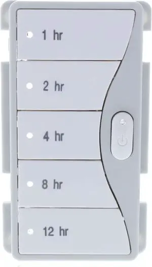 Cooper Wiring Devices 951HKWS-P Aspire Color Change Kit for 1,2,4,8,12 Hour Timer, White Satin
