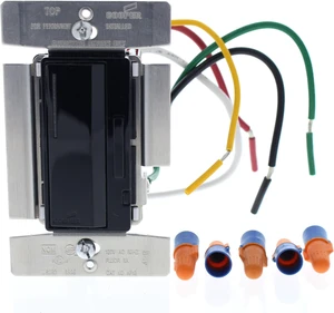 Cooper Wiring Devices Smart Fluorescent Black Dimmer 1000VA-120V AF10-BK Cooper Wiring Devices Smart Fluorescent Black Dimmer 1000VA-120V AF10-BK