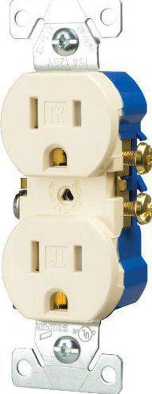 Cooper Wiring Devices TR270LA Tamper Resistant Duplex Receptacle, Light Almond Cooper Wiring Devices TR270LA Tamper Resistant Duplex Receptacle, Light Almond