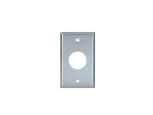 Cooper 93091 Stainless Steel Single Gang 1.40" Single Receptacle Wall Plate Cooper 93091 Stainless Steel Single Gang 1.40" Single Receptacle Wall Plate