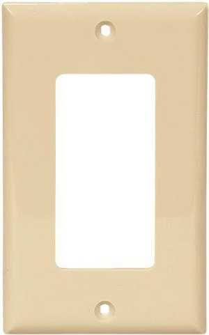 Cooper 5151V Ivory Unbreakable Single Gang Decorator Wall Plate Cooper 5151V Ivory Unbreakable Single Gang Decorator Wall Plate