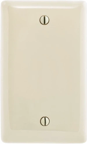 Hubbell Wiring NPJ13LA Light Almond Nylon Mid-Size Flush-Mount 1-Gang Blank Cover Wallplate Hubbell Wiring NPJ13LA Light Almond Nylon Mid-Size Flush-Mount 1-Gang Blank Cover Wallplate