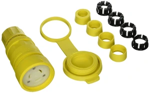 Wetguard Locking Connector Plug NON-NEMA 30A 125/250V 29W08 Wetguard Locking Connector Plug NON-NEMA 30A 125/250V 29W08