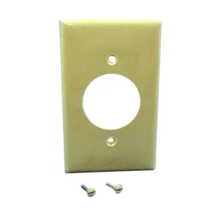 Leviton 80720-I Ivory Nylon Single Gang 1.60" Single Receptacle Wall Plate Leviton 80720-I Ivory Nylon Single Gang 1.60" Single Receptacle Wall Plate